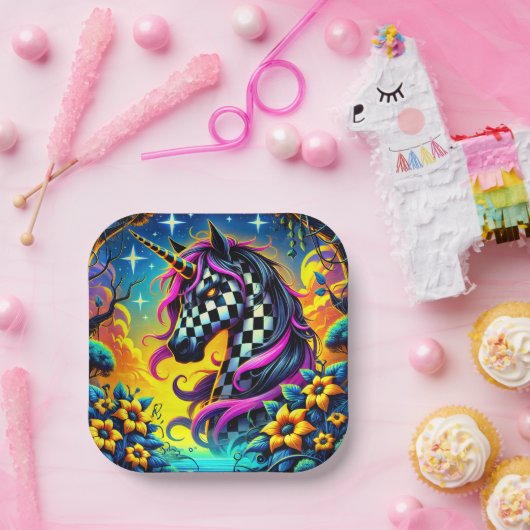 Einhorn Pappteller (Party)
