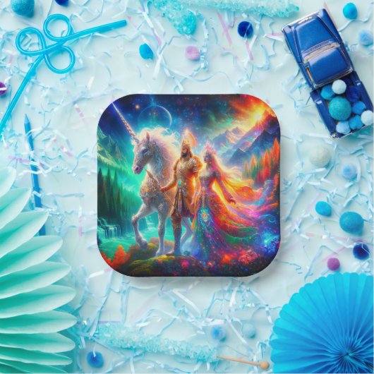 Einhorn Pappteller (Party)