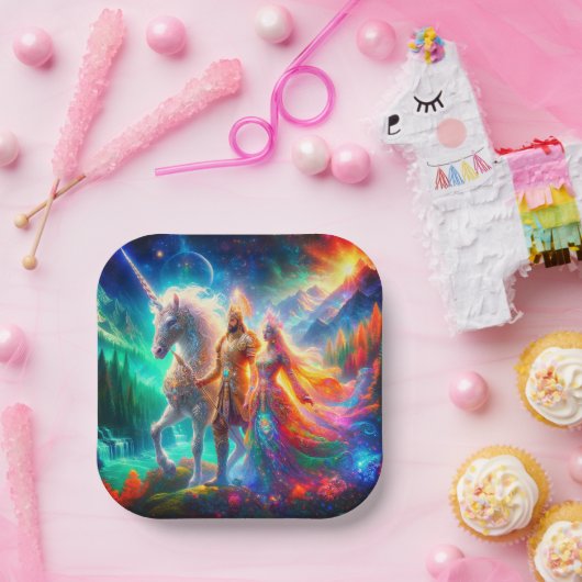 Einhorn Pappteller (Party)