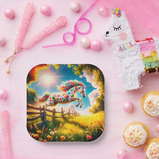 Einhorn Pappteller (Party)