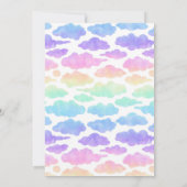 Einhorn-Party Einladung (Rückseite)