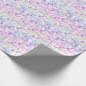 Einhorn-Party Geschenkpapier (Ecke)