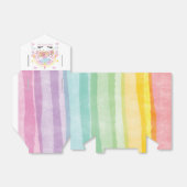 Einhorn-Party Personalisiert Geschenkschachtel (Ungefaltet)