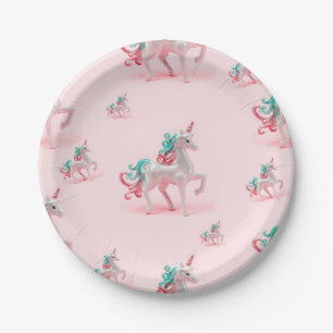🎉 Einhorn Party-Ready Paper Teller! 🎉 Pappteller