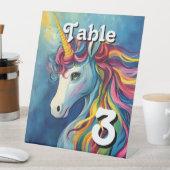 Einhorn-Party Sockelschild (In Situ)