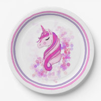 Einhorn-Party-Teller