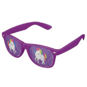Einhorn Partybrille (Schrägansicht)