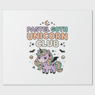 Einhorn Pastell Goth Einhorn Club Trend Grafik T-S Geschenkpapier