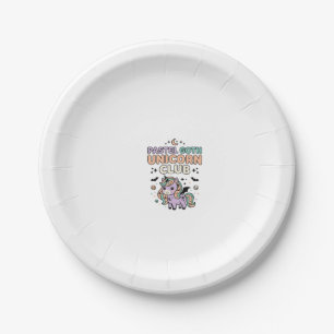 Einhorn Pastell Goth Einhorn Club Trend Grafik T-S Pappteller