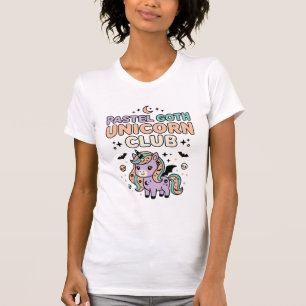 Einhorn Pastell Goth Einhorn Club Trend Grafik T-S T-Shirt