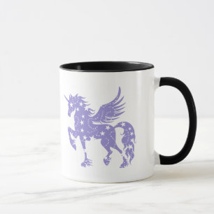 Einhorn Pegasus - Hintergrundfarbe wählen Tasse