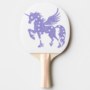 Einhorn Pegasus - Hintergrundfarbe wählen Tischtennis Schläger