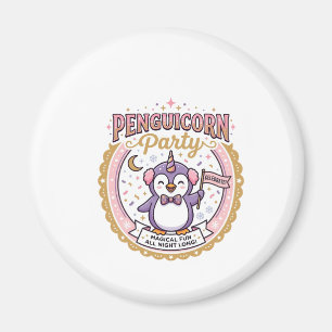 Einhorn Penguicorn Party POD Fertig Zazzle Design_ Magnet