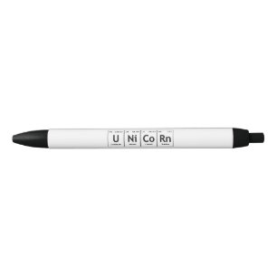 Einhorn-Periodensystem-Element-Wort-Chemie Kugelschreiber