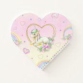 Einhorn Personalisiert Notizblock (Rückseite)