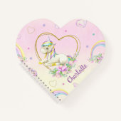 Einhorn Personalisiert Notizblock (Vorderseite)