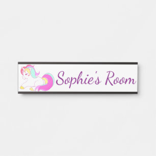 Einhorn-Personalisiertes-Schlafzimmer-Türschild fü Türschild