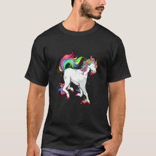 Einhorn Pferd Großartig Bunt T-Shirt