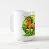 Einhorn Pferd Kaffeetasse (Vorderseite Links)