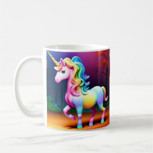 Einhorn Pferd mit Regenbogenfarben-37474 Kaffeetasse