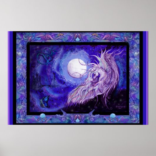 Einhorn-Pferdeponie Poster (Vorne)