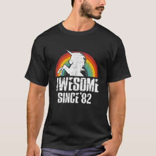 Einhorn Phantastisch seit 1982 40. Geburtstagsgesc T-Shirt