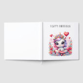 Einhorn-Pilot-Geburtstag Gästebuch (Voll)