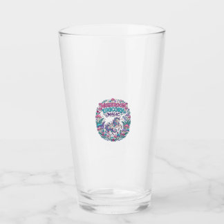 Einhorn Pilz Einhorn Magie Farbige POD Kunstwerk Glas