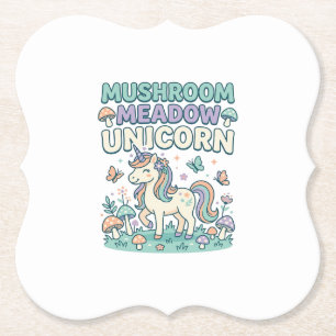 Einhorn Pilz Wiese Einhorn Trend T-Shirt Des Untersetzer