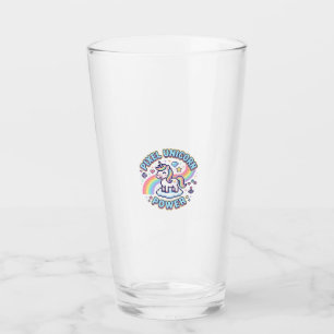 Einhorn Pixel Einhorn Power Grafikdesign Produkt Glas