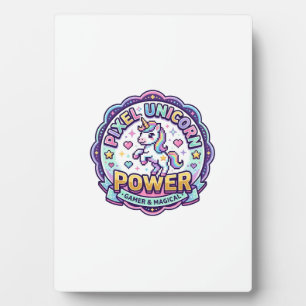 Einhorn Pixel Einhorn Power POD Fertige Apparel Gr Fotoplatte
