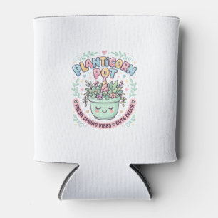 Einhorn Planticorn Topf Grafikdesign Grafik T-Shir Dosenkühler