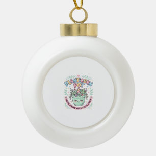 Einhorn-Planticorn-Topf Grafikdesign Grafik-T-Shir Keramik Kugel-Ornament