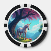 Einhorn Pokerchips (Vorderseite)