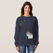 Einhorn-Pony Sweatshirt (Vorne ganz)