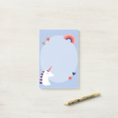 Einhorn Post-it Klebezettel (Auf Schreibtisch)