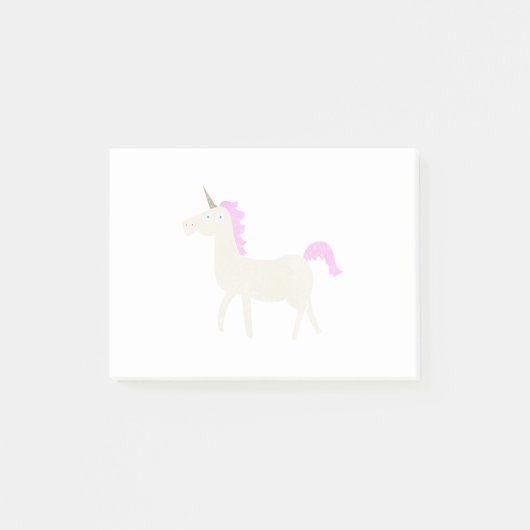 Einhorn Post-it Klebezettel (Vorderseite)