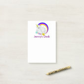 Einhorn Post-it Klebezettel (Auf Schreibtisch)