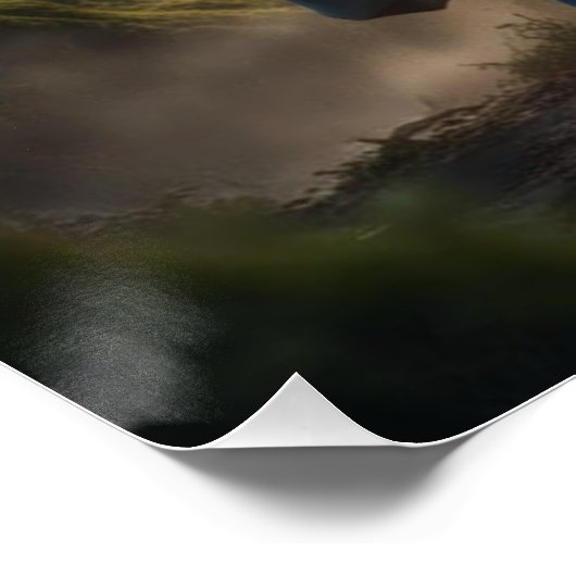 Einhorn Poster (Ecke)