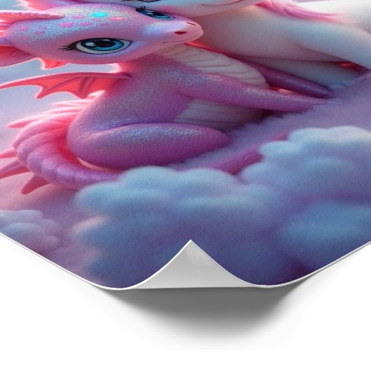 Einhorn Poster (Ecke)