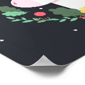 Einhorn Poster (Ecke)