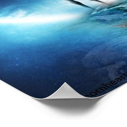 Einhorn Poster (Ecke)