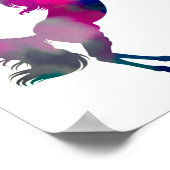 Einhorn Poster (Ecke)