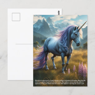 Einhorn Postkarte