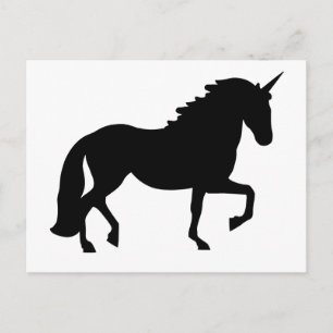 Einhorn Postkarte