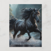 Einhorn Postkarte (Vorderseite)