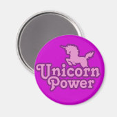 Einhorn Power! Magnet (Vorderseite/Rückseite)