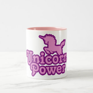 Einhorn Power! Zweifarbige Tasse