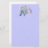 Einhorn-Prinzessin Briefpapier (Vorne/Hinten)