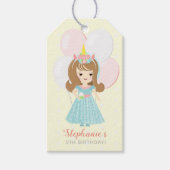 Einhorn Prinzessin Geschenkanhänger (Vorderseite)